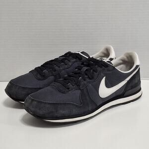 Nike Internationalist Waffle Running Sneakers Women's Sz 10.0 Black White Shoes